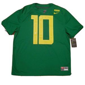 Oregon Ducks 10 Nike Team Dri-Fit Mens Jersey